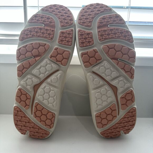 HOKA U Bondi B3 Oat Milk W 14/M 13 Sneaker Cushioned Mesh Activewear Casual Run - Picture 10 of 12